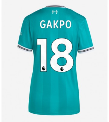 Liverpool Cody Gakpo #18 Tredjetrøje Dame 2025-26 Kortærmet